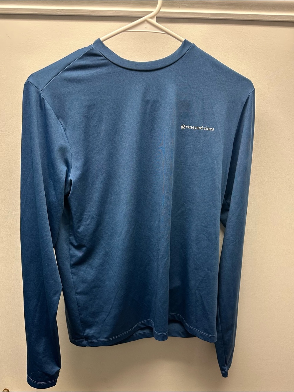 Vineyard Vines Boys Long-Sleeve Performance Shirt — Slate Blue
